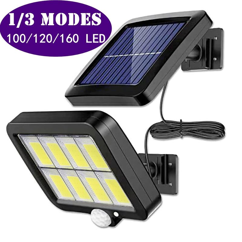 160LED Solar Light Split Wall Lamp Waterproof Outdoor Wall Emergency Street Security Solar Lamp for Garden Decoration