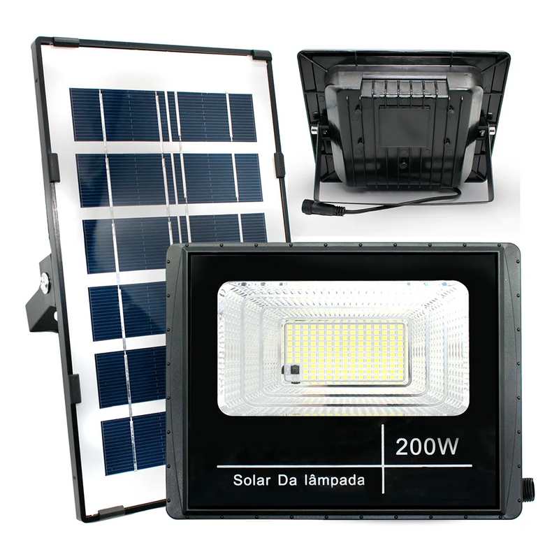 Solar Reflector Led Spotlight 200W Water Proof Battery Plate