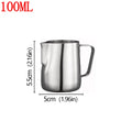 Stainless Steel Milk Frother Jug Coffee Milk Frothing Jug Latte Pitcher Measurement Jug Espresso Barista Tool Coffee Accessories