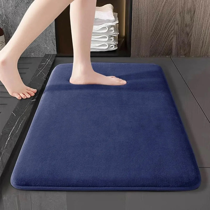 Non-slip Mat Carpets Cobblestone Embossed Bathroom Bath In Wash Basin Bathtub Side Floor Rug Shower Room Doormat Memory Foam