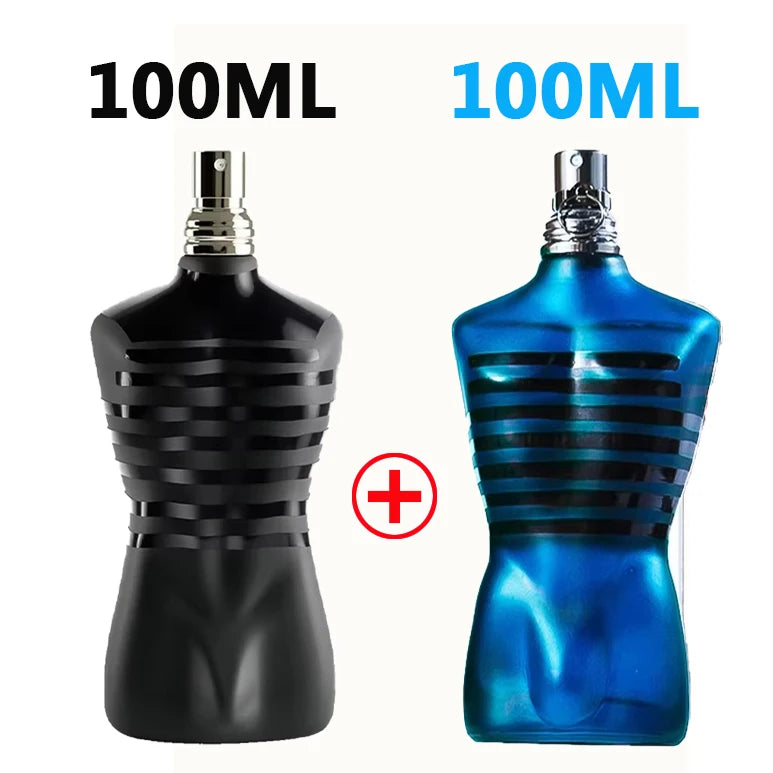 100ML 3.4FL.OZ Leather Notes Men's Eau de Parfum Woody Nutty Warm Spicy Chocolate Scent Male's Fragrance Spray for Man