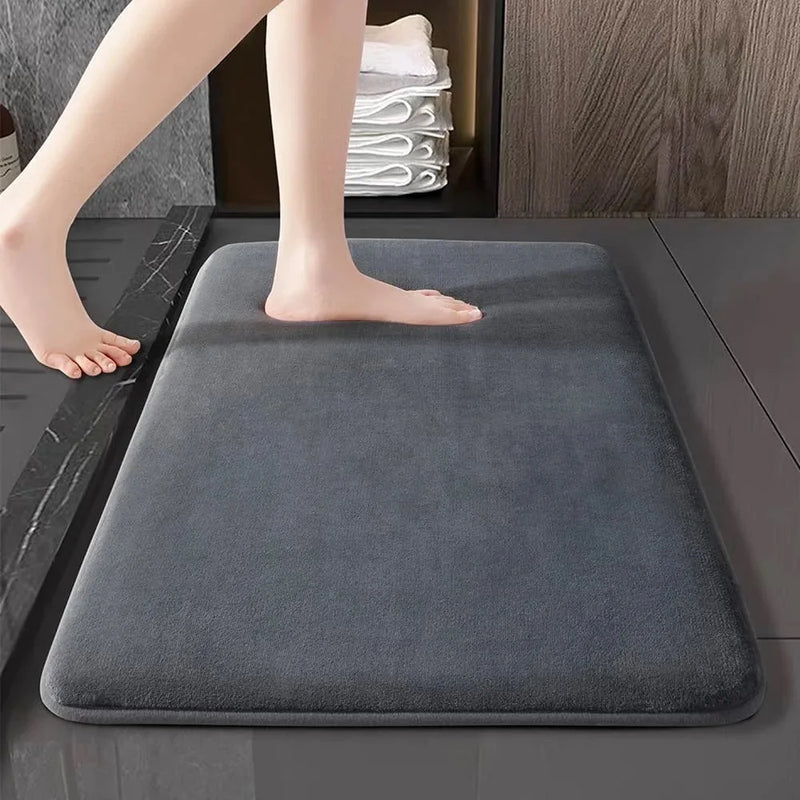 Non-slip Mat Carpets Cobblestone Embossed Bathroom Bath In Wash Basin Bathtub Side Floor Rug Shower Room Doormat Memory Foam