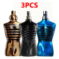 100ML 3.4FL.OZ Leather Notes Men's Eau de Parfum Woody Nutty Warm Spicy Chocolate Scent Male's Fragrance Spray for Man