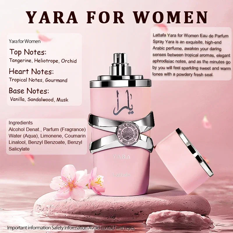 100ml Original Perfume Hombre Oil Original Eau De Spray Deodorants Men Women Gift Yara Mor Tous Asad Femme Lasting Fragrances