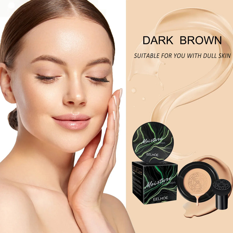 EELHOE Mushroom Head Air Cushion BB Cream Waterproof Moisturizing Face Cosmetics Brightening Makeup Base Magic Cream Foundation