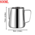 Stainless Steel Milk Frother Jug Coffee Milk Frothing Jug Latte Pitcher Measurement Jug Espresso Barista Tool Coffee Accessories