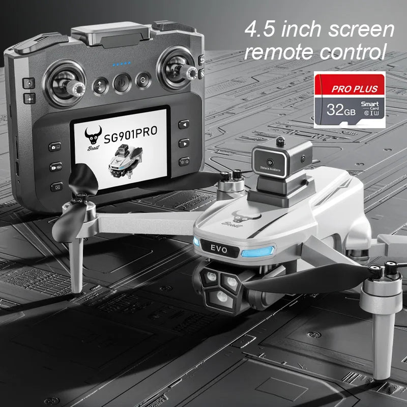 SG109 PRO MAX Drone 8K Professional GPS HD Camera Drones 5G WIFI FPV Video 4k UAV 5.9 inch large screen remote control RC Dron