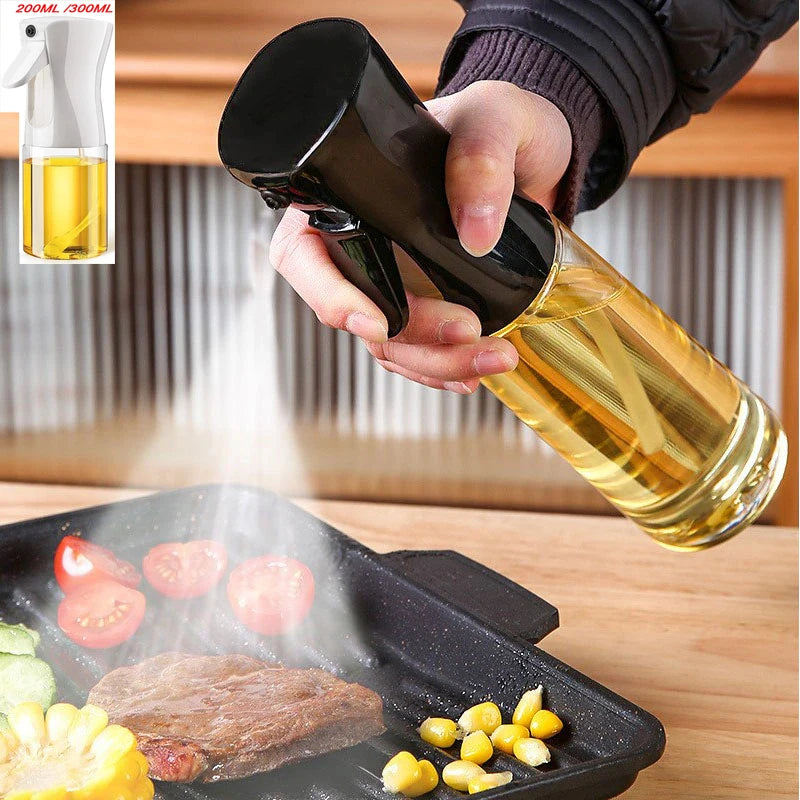 Frasco de Spray de Óleo 200ml 300ml para Cozinha, Churrasco, Cozinha de Azeite, Dispensador de Óleo, Camping, Assados, Recipientes Vazios para Vinagre, Molho de Soja.