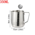 Stainless Steel Milk Frother Jug Coffee Milk Frothing Jug Latte Pitcher Measurement Jug Espresso Barista Tool Coffee Accessories