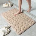 Non-slip Mat Carpets Cobblestone Embossed Bathroom Bath In Wash Basin Bathtub Side Floor Rug Shower Room Doormat Memory Foam